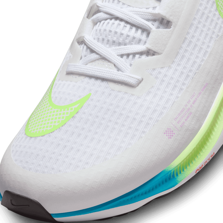 Nike Air Zoom Rival Fly 3 'White Lime Blast' Angle 4