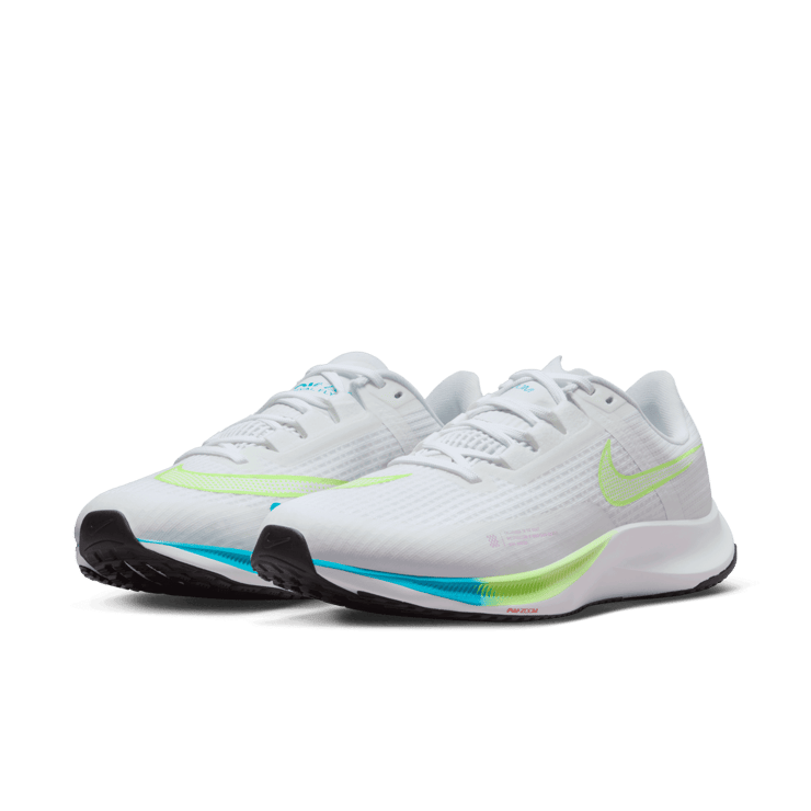 Nike Air Zoom Rival Fly 3 'White Lime Blast' Angle 2