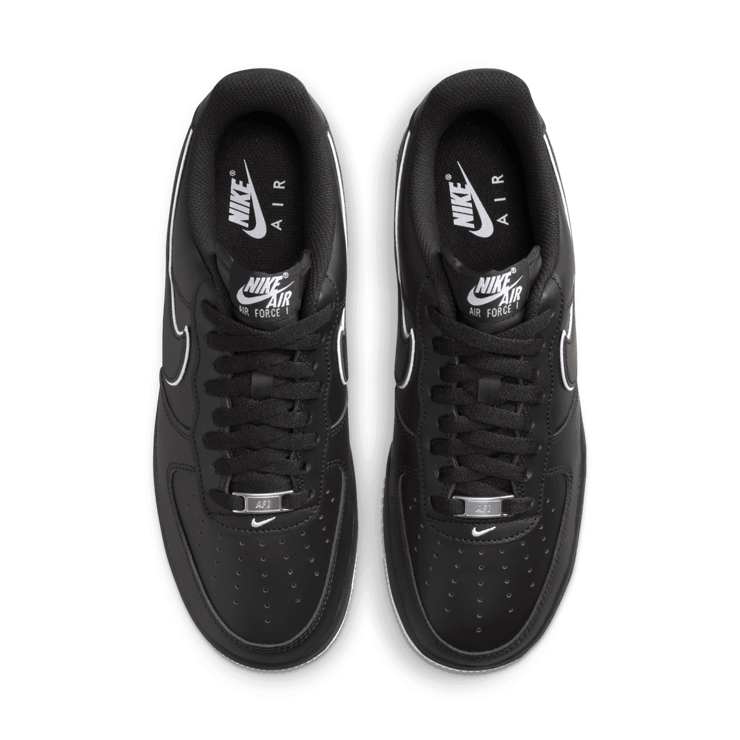 Nike Air Force 1 '07 'Black White' Angle 1