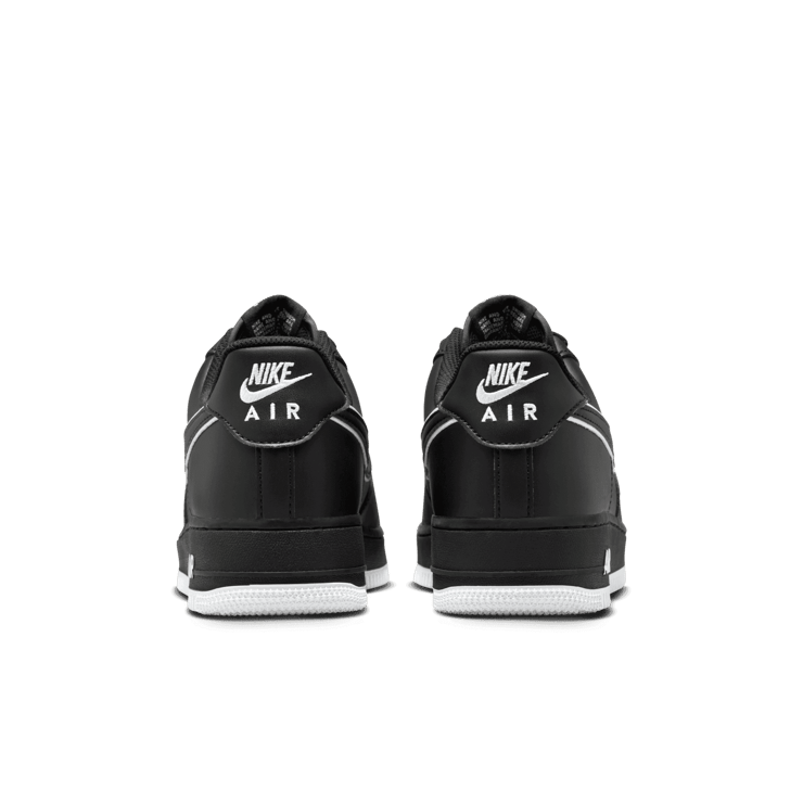 Nike Air Force 1 '07 'Black White' Angle 3