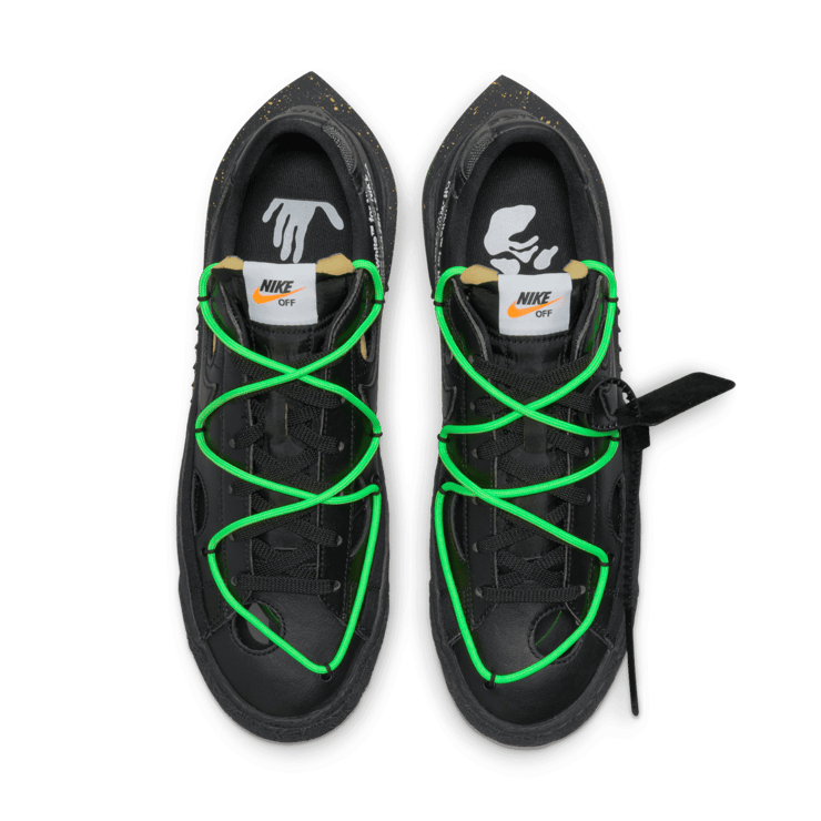 Nike Blazer Low 77 Off-White Electro Green Angle 1