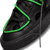 Nike Blazer Low 77 Off-White Electro Green Angle 4