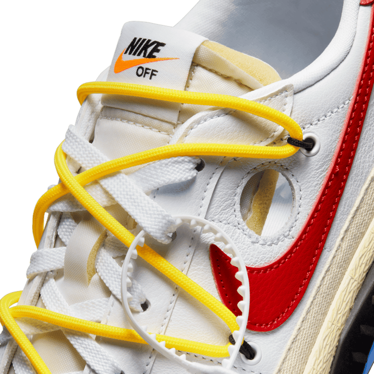 Nike Blazer Low 77 Off-White University Red Angle 6