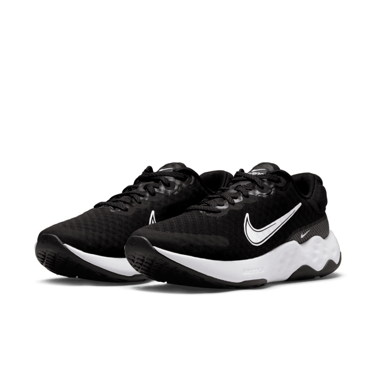 Nike Renew Ride 3 'Black White' (W) Angle 2