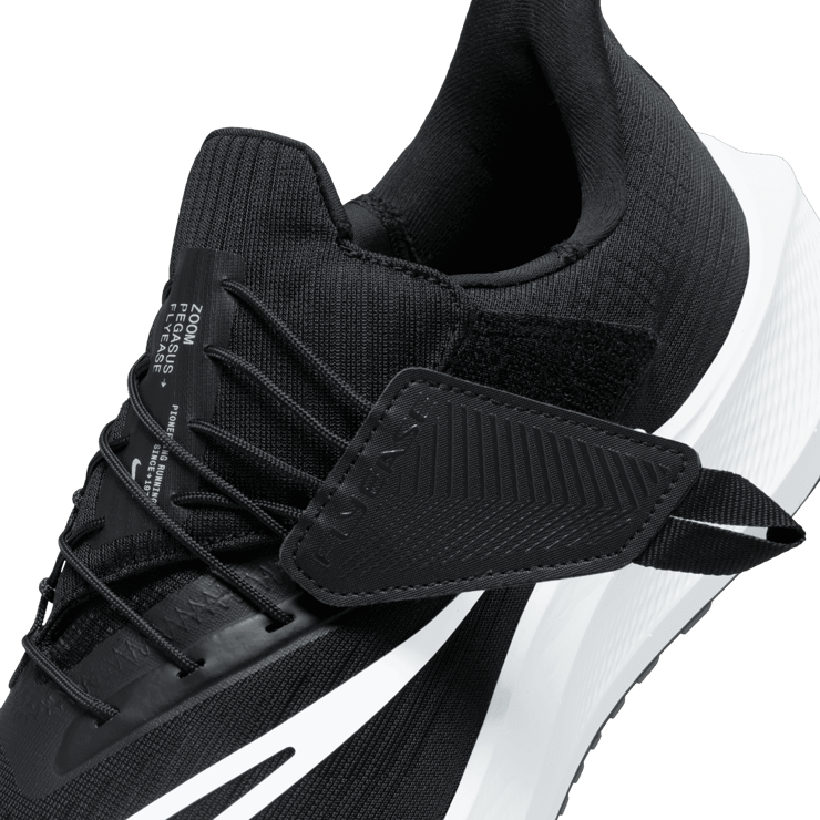 Nike Air Zoom Pegasus 39 FlyEase 'Black White' Angle 6