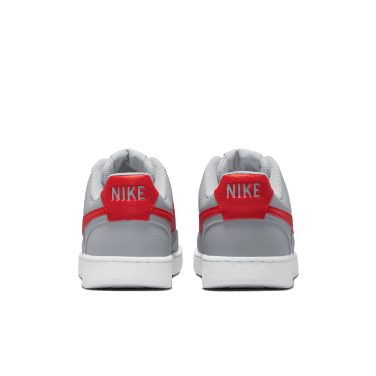 Nike Court Vision Low Next Nature 'Wolf Grey University Red' Angle 3