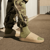 Nike Calm Slide Khaki Angle 0