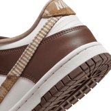 Nike Dunk Low Leather Plaid Brown (GS) Angle 5