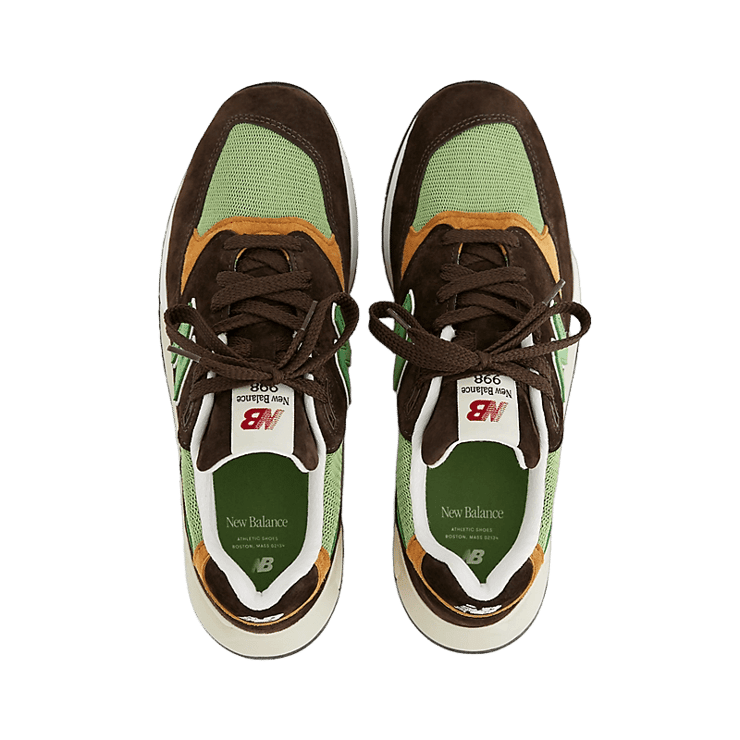 New Balance 998 Made in USA Brown Green Angle 0