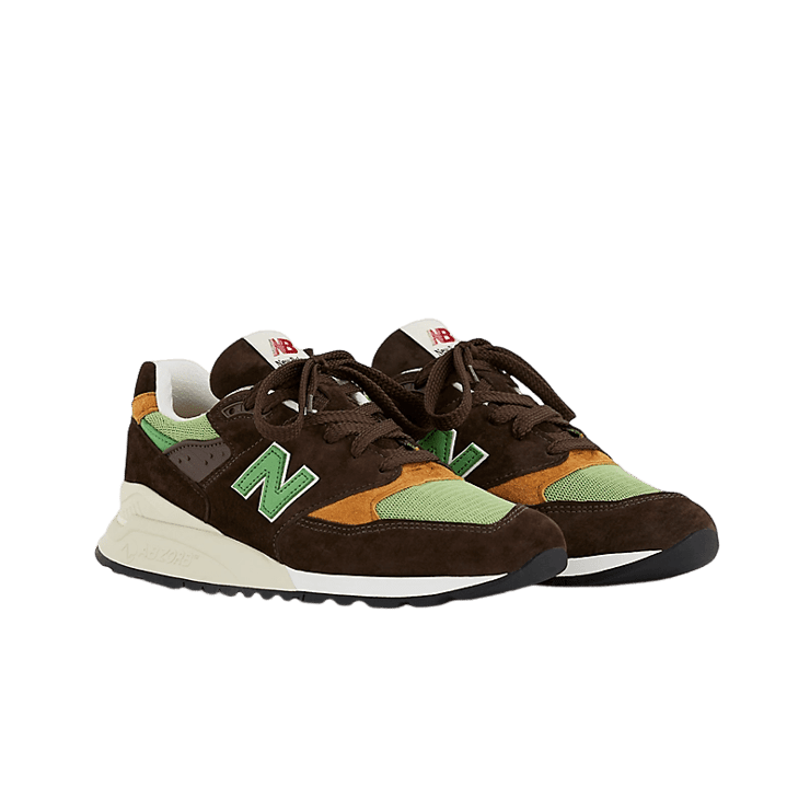 New Balance 998 Made in USA Brown Green Angle 2