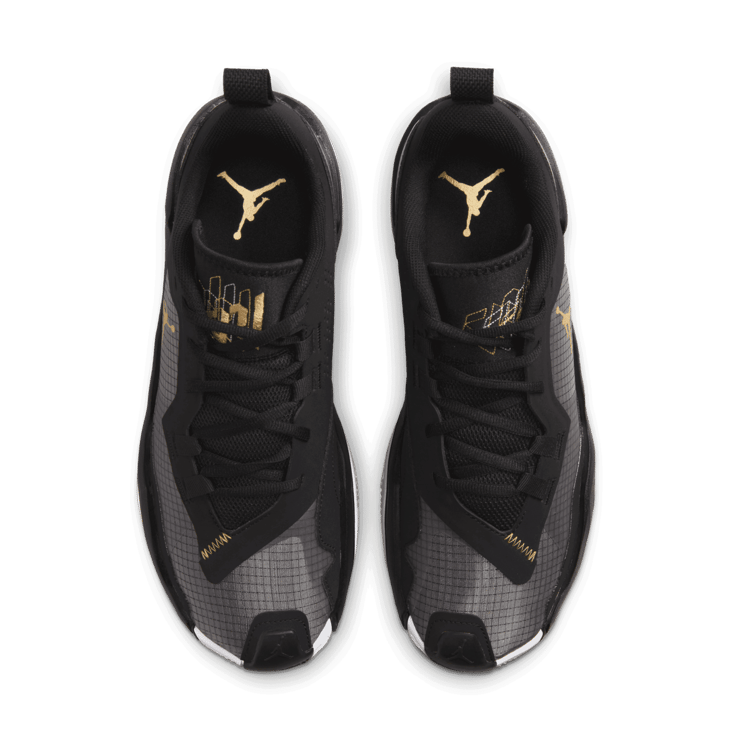 Jordan One Take 4 'Black Metallic Gold' Angle 1