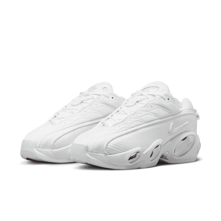 Nike NOCTA Glide White Chrome Angle 2