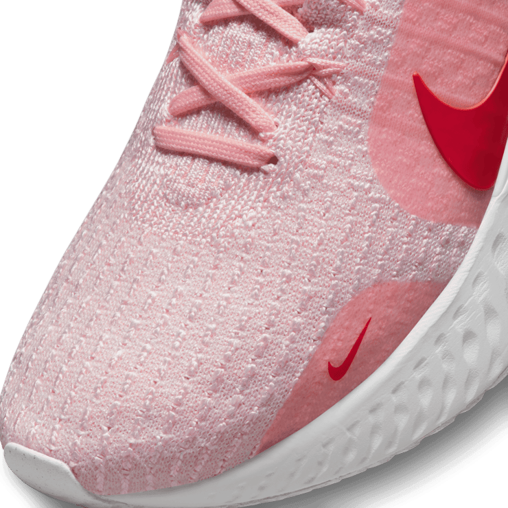 Nike React Infinity Run Flyknit 3 Premium 'Medium Soft Pink Light Crimson' (W) Angle 4