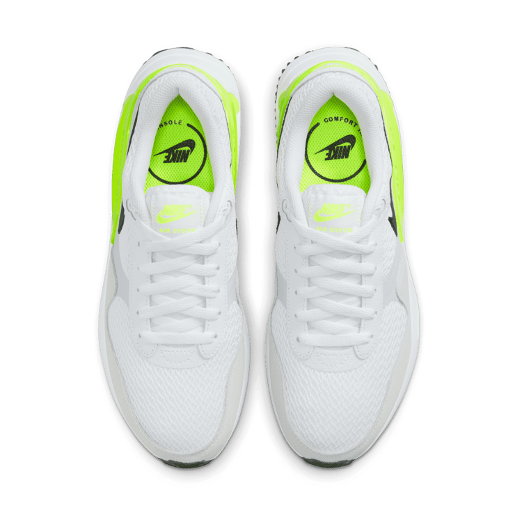 Nike Air Max SYSTM 'White Black Volt' (W) Angle 1