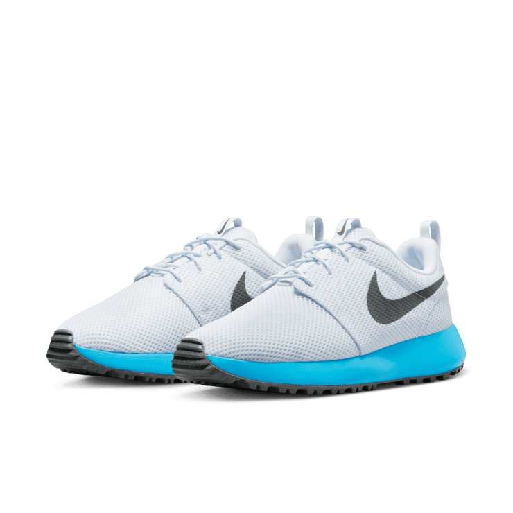 Nike Roshe Golf Next Nature 'Grey Blue Lightning' Angle 1