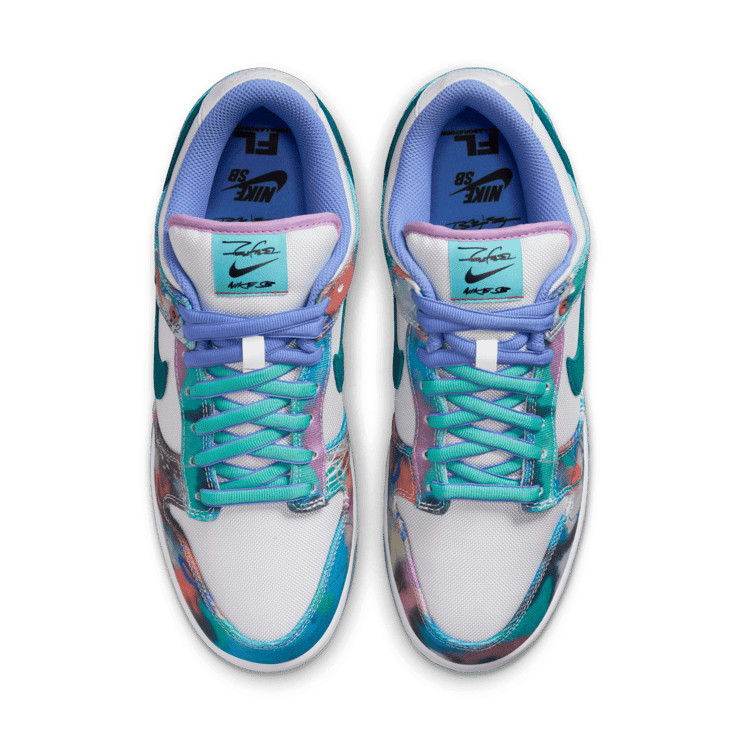 Nike SB Dunk Low Futura Bleached Aqua Angle 1