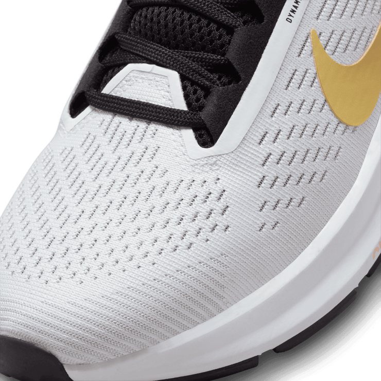 Nike Air Zoom Structure 24 'White Black Wheat Gold' (W) Angle 4