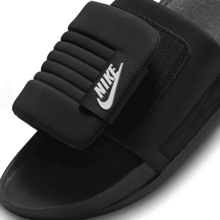Nike Offcourt Adjust Slide 'Black White' Angle 4