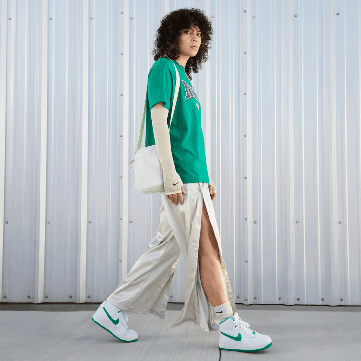 Nike Air Force 1 High Sculpt 'White Stadium Green' (W) Angle 7