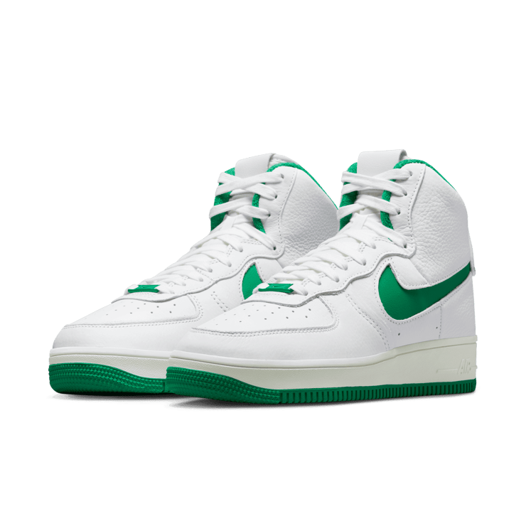 Nike Air Force 1 High Sculpt 'White Stadium Green' (W) Angle 2