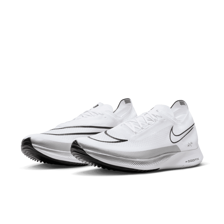 Nike ZoomX Streakfly 'White Metallic Silver' Angle 2