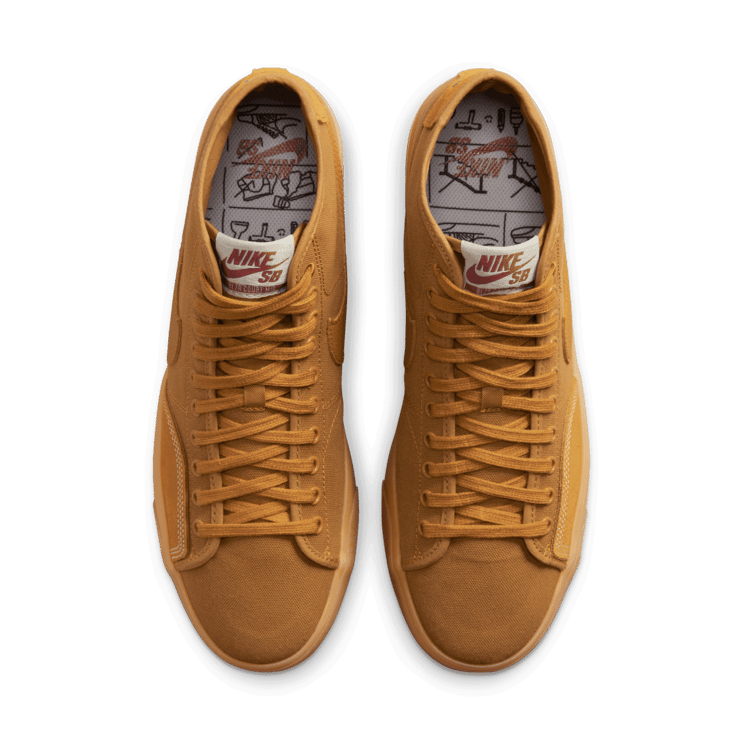 Nike SB Blazer Court Mid Premium SB 'Desert Ochre Gum' Angle 1