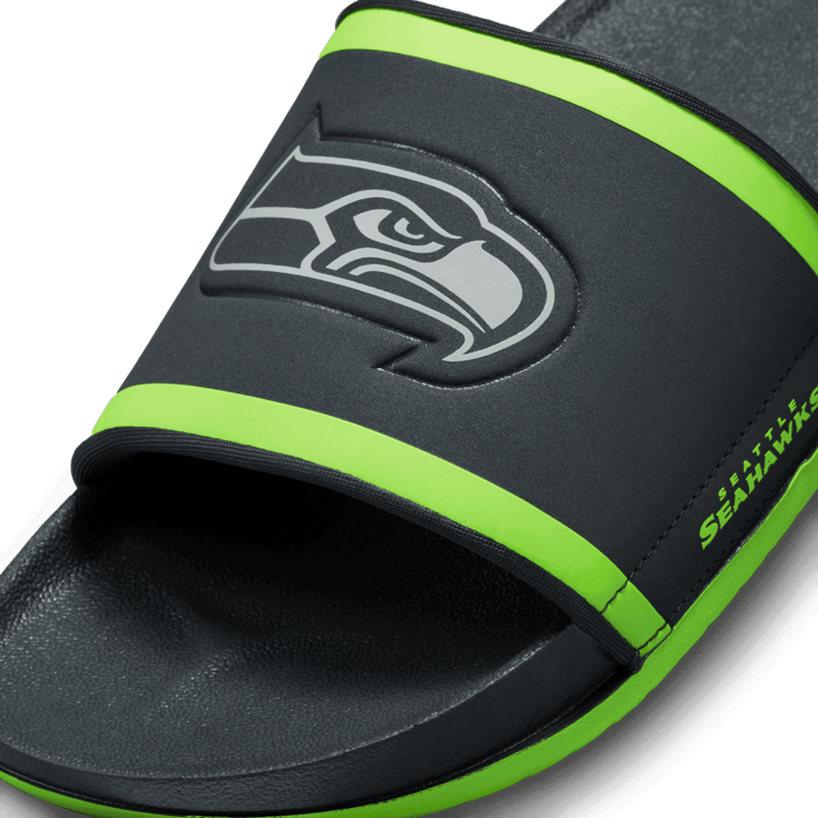 Nike NFL x Offcourt Slide 'Seattle Seahawks' Angle 3