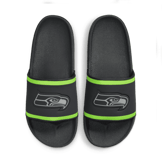Nike NFL x Offcourt Slide 'Seattle Seahawks' Angle 2