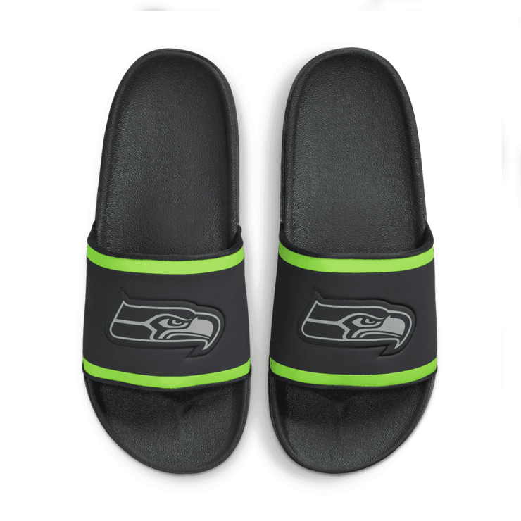 Nike NFL x Offcourt Slide 'Seattle Seahawks' Angle 2