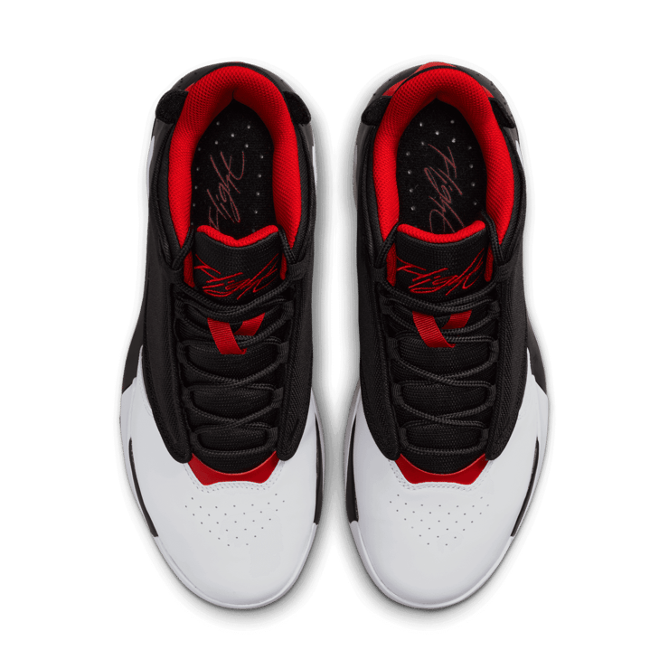 Jordan Max Aura 4 'Black Gym Red' Angle 1