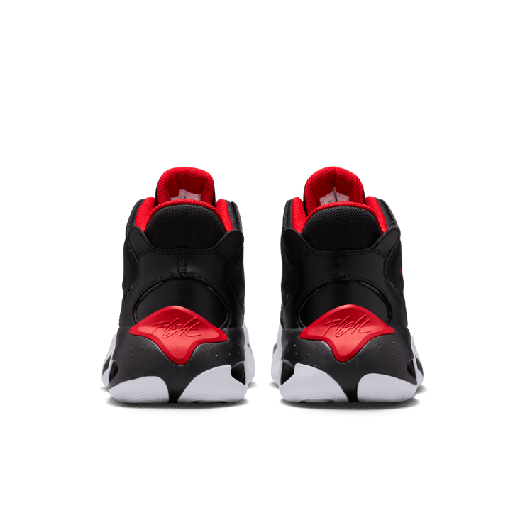 Jordan Max Aura 4 'Black Gym Red' Angle 3