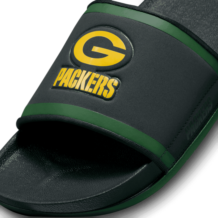 Nike NFL x Offcourt Slide 'Green Bay Packers' Angle 3