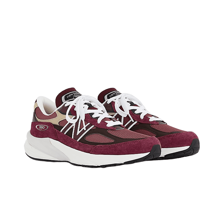 New Balance 990v6 Made in USA Burgundy Angle 2