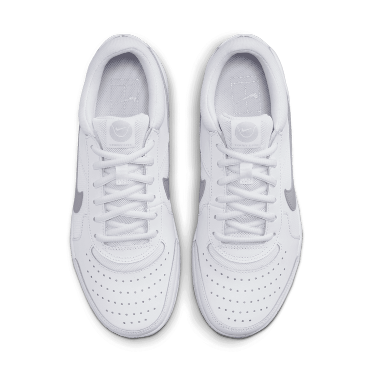 NikeCourt Zoom Lite 3 'White Metallic Silver' (W) Angle 1