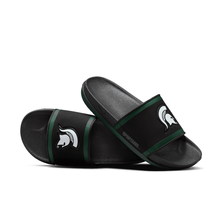 Nike Offcourt Slide 'Michigan State' Angle 0