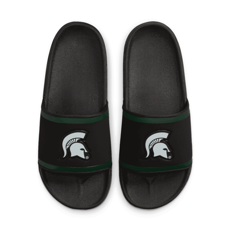 Nike Offcourt Slide 'Michigan State' Angle 2