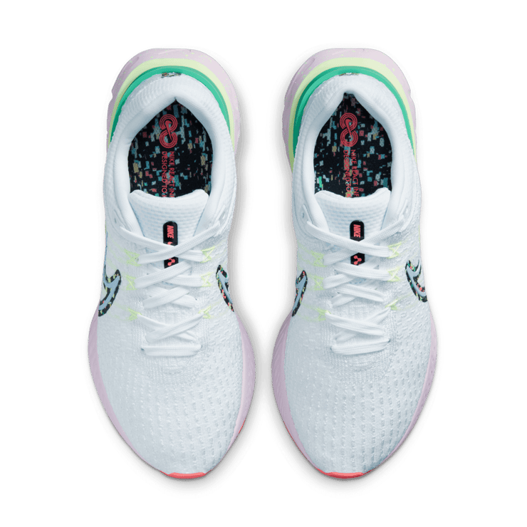 Nike React Infinity Run Flyknit 3 'Confetti' (W) Angle 1