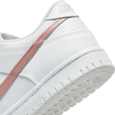 Nike Dunk Low White Pink (GS) Angle 5