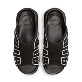 Nike Air More Uptempo Slide ‘Black - Black Sole’ Angle 2