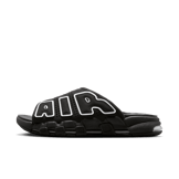 Nike Air More Uptempo Slide ‘Black - Black Sole’ Angle 0