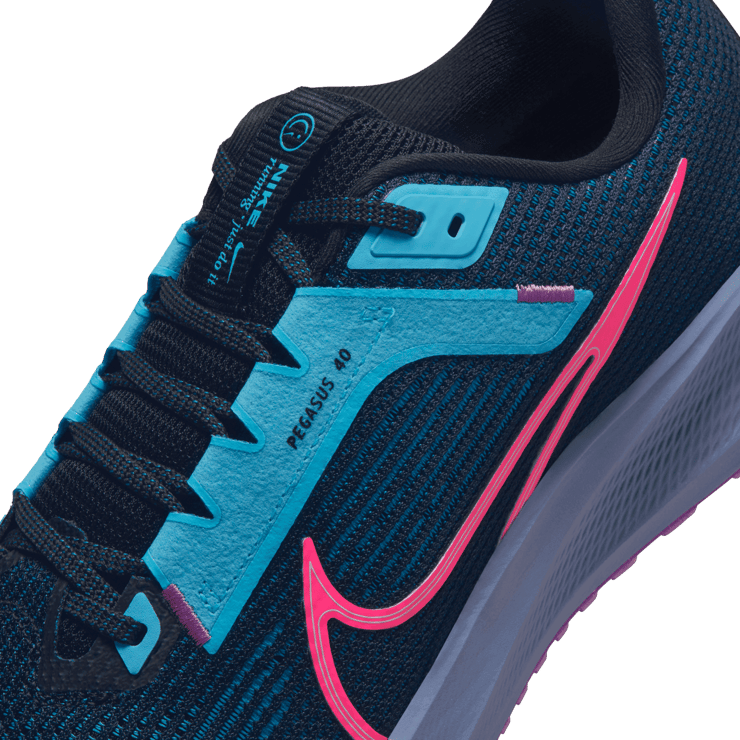 Nike Air Zoom Pegasus 40 SE 'Black Hyper Pink' Angle 8