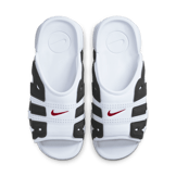 Nike Air More Uptempo Slide 'White Black Red' Angle 1