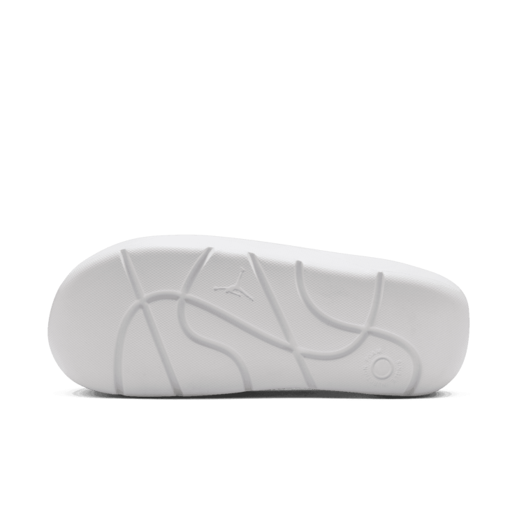 Jordan Post Slide 'Triple White' Angle 1