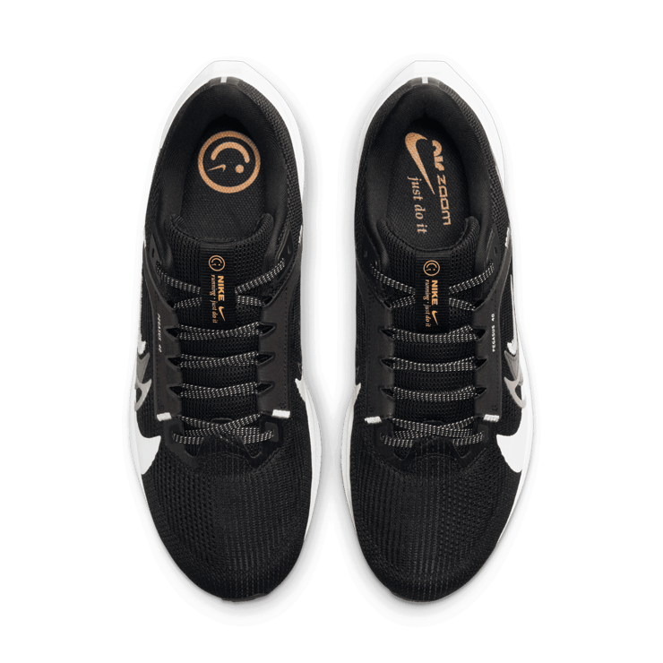 Nike Air Zoom Pegasus 40 Premium 'Quadruple Swoosh - Black' Angle 1