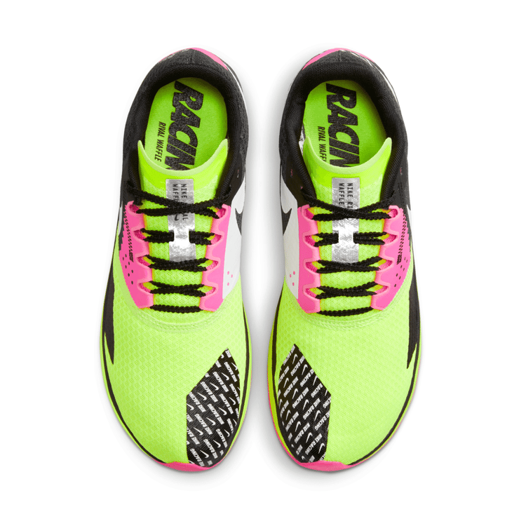 Nike Zoom Rival Waffle 6 'Volt Hyper Pink' Angle 2