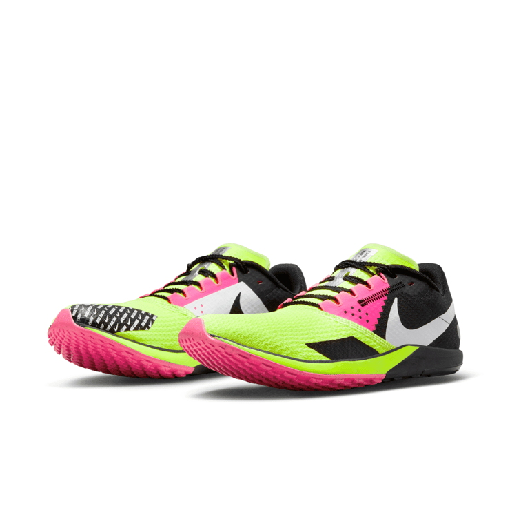 Nike Zoom Rival Waffle 6 'Volt Hyper Pink' Angle 3
