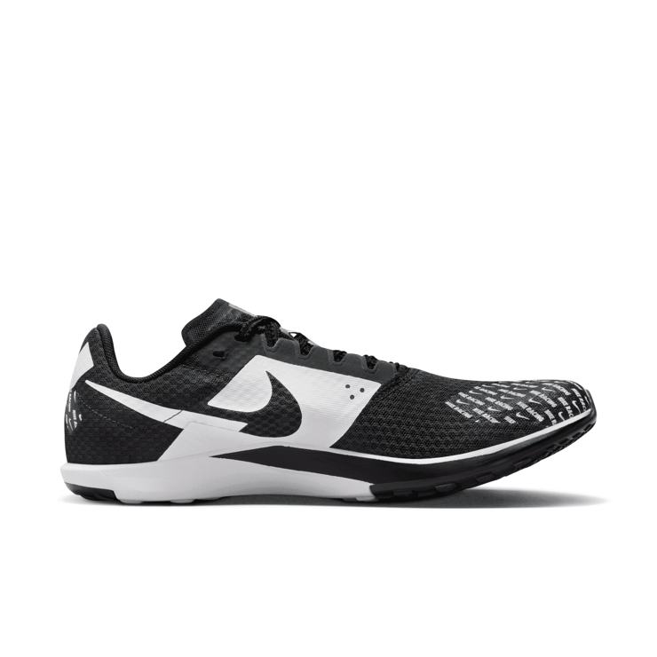 Nike Zoom Rival Waffle 6 'Black Metallic Silver' Angle 1