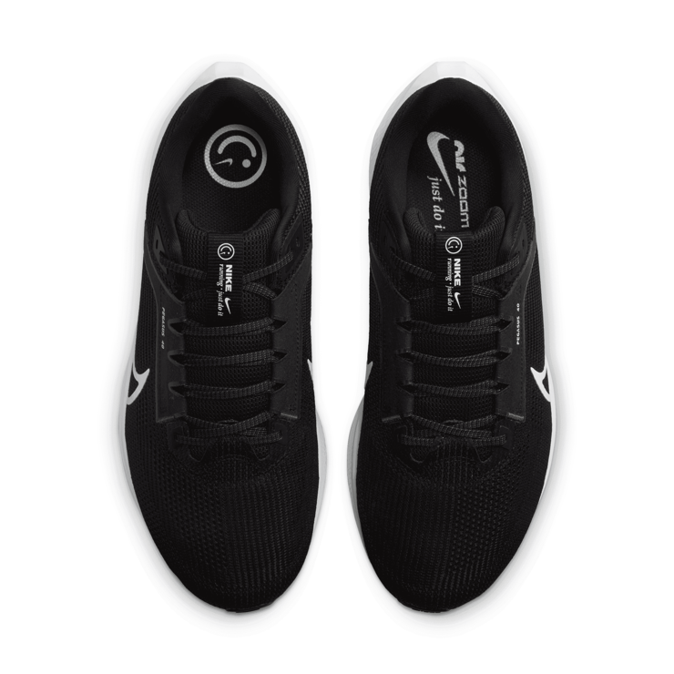 Nike Air Zoom Pegasus 40 Wide 'Black White' Angle 2