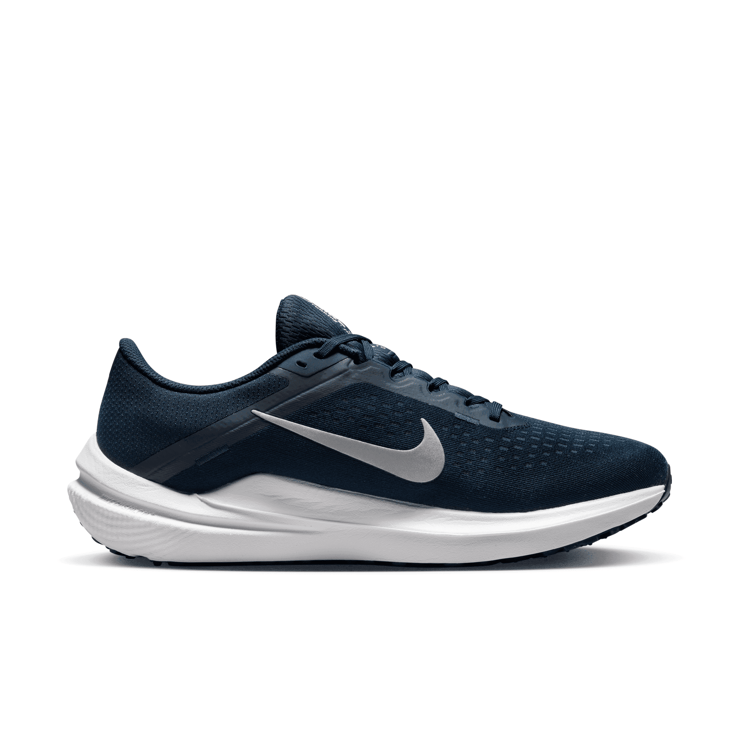 Nike Winflo 10 'College Navy Metallic Silver' Angle 1