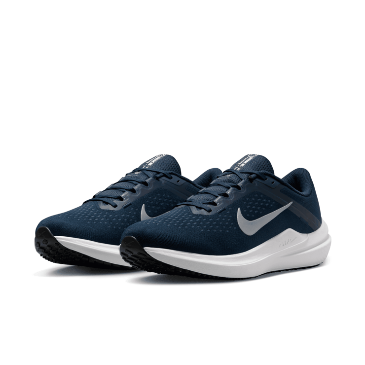 Nike Winflo 10 'College Navy Metallic Silver' Angle 3